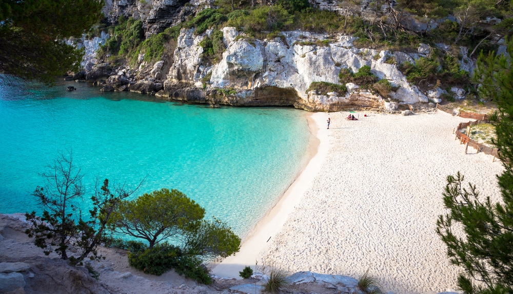 Una de las calas más bonitas de Menorca