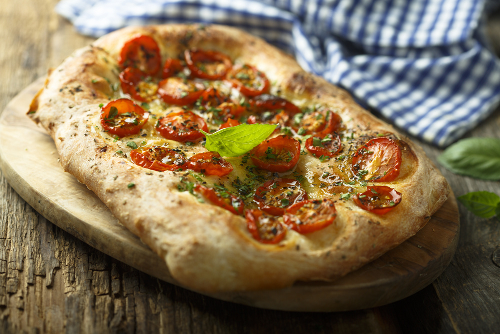 Una de las comidas más típicas de Italia, la focaccia