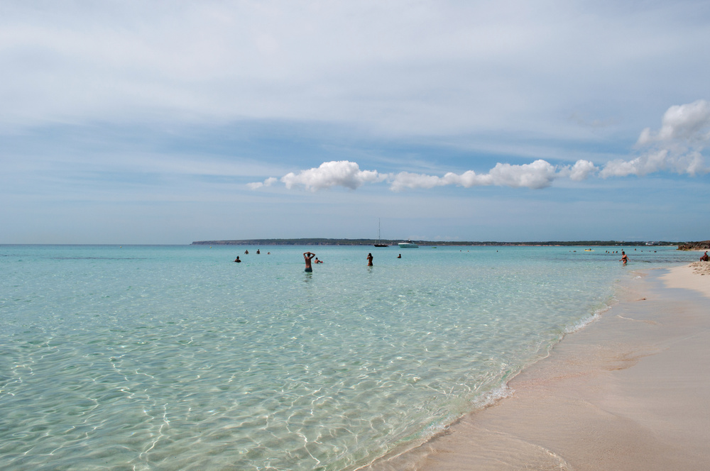 Una de las playas de Formentera