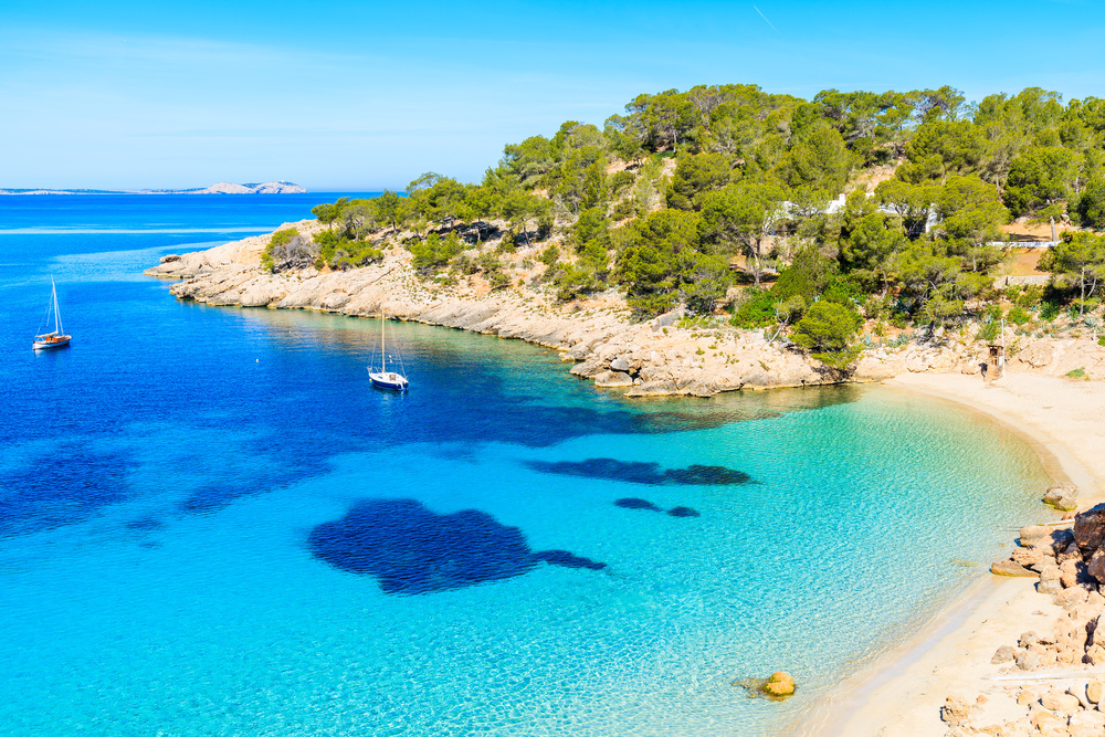Una de las playas más bonitaa de Ibiza